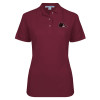 Thumbnail image for  Womens Silk Touch Maroon Pique Polo