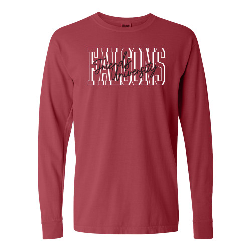 Friends Comfort Colors Crimson Long Sleeve T Shirt