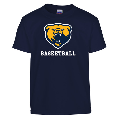  Youth Navy T Shirt - Franklin College Basketball