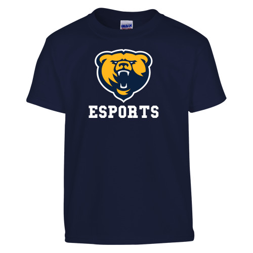  Youth Navy T Shirt - Franklin College Esports