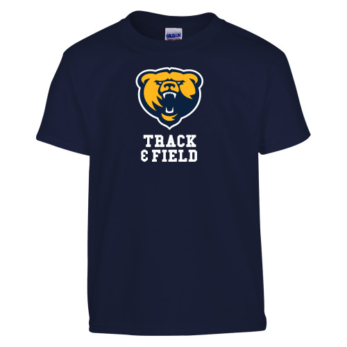  Youth Navy T Shirt - Franklin College Track and Field
