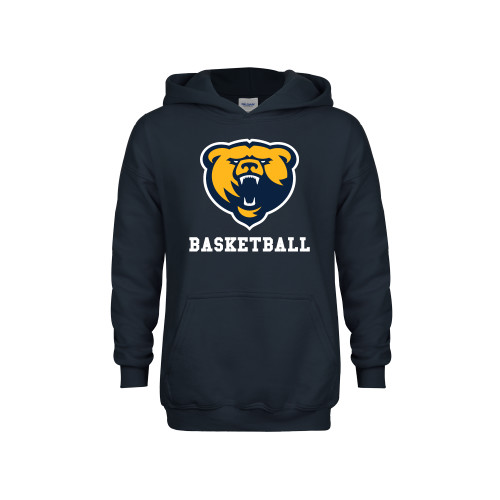  Youth Navy Fleece Hoodie - Franklin College Basketball