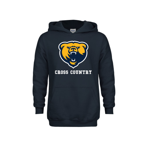  Youth Navy Fleece Hoodie - Franklin College Cross Country