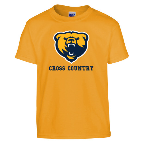  Youth Gold T Shirt - Franklin College Cross Country