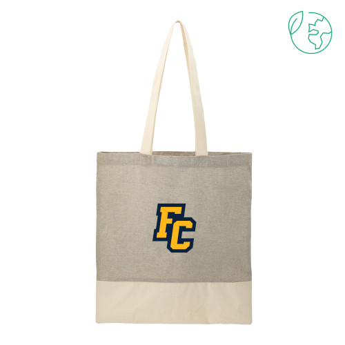 Franklin Split Recycled Grey Cotton Twill Convention Tote