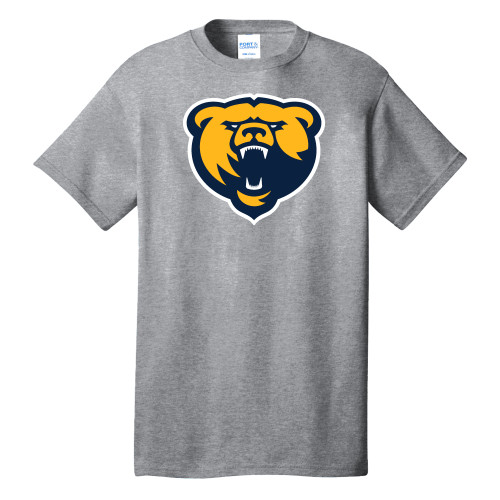  Extended Athletic Heather T Shirt - Franklin College Primary Mark