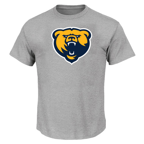  Tall Heather Grey T Shirt - Franklin College Primary Mark