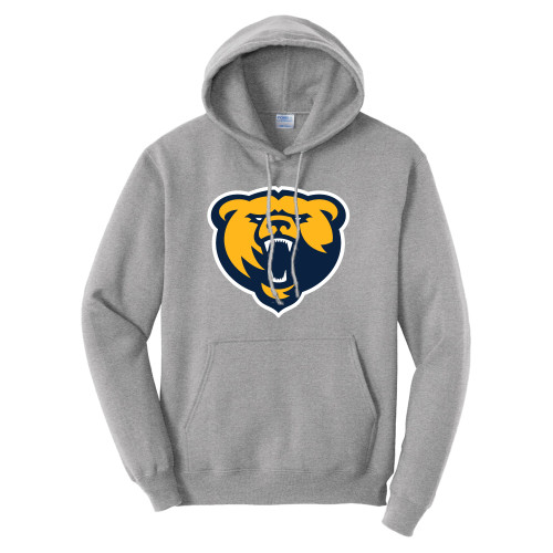  Tall Athletic Heather Fleece Hoodie - Franklin College Primary Mark