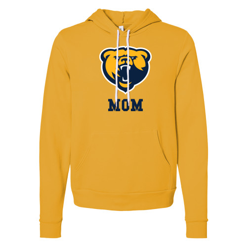  Bella + Canvas Gold Fleece Hood - Franklin College Mom