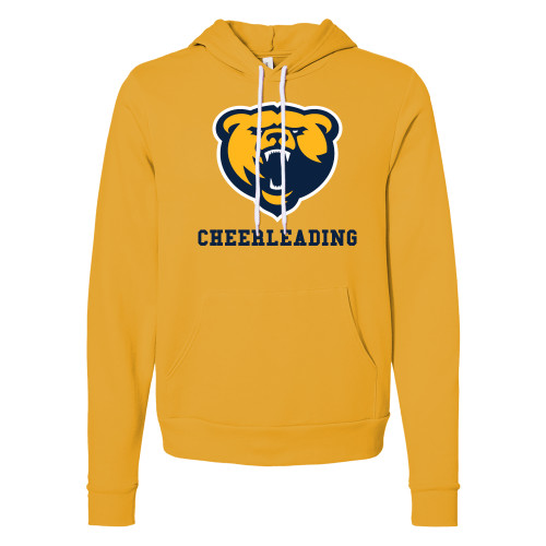  Bella + Canvas Gold Fleece Hood - Franklin College Cheerleading