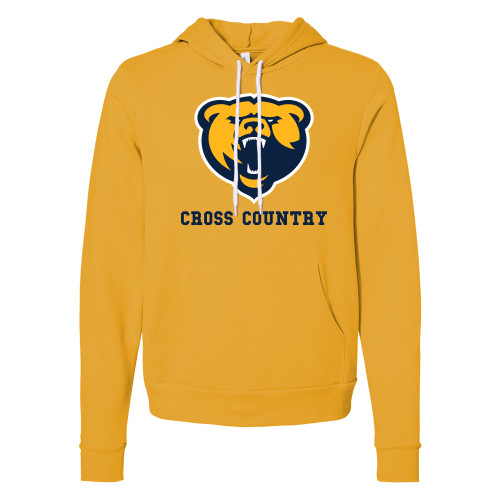  Bella + Canvas Gold Fleece Hood - Franklin College Cross Country