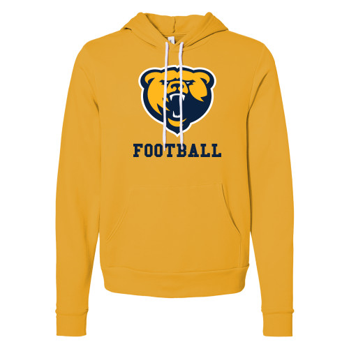  Bella + Canvas Gold Fleece Hood - Franklin College Football