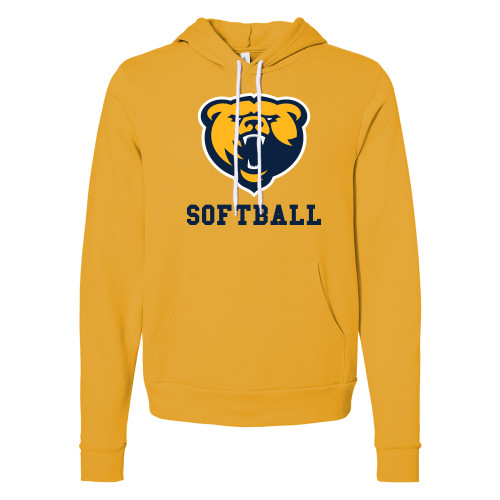  Bella + Canvas Gold Fleece Hood - Franklin College Softball
