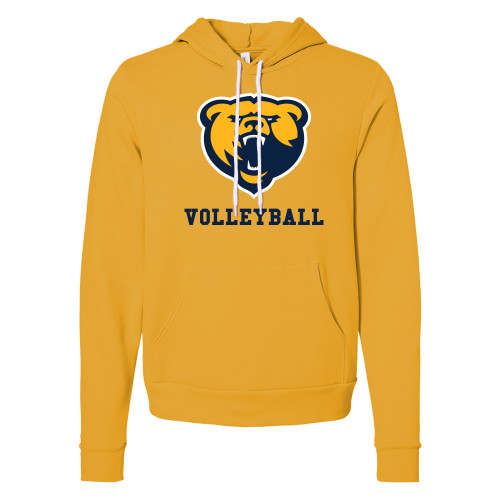  Bella + Canvas Gold Fleece Hood - Franklin College Volleyball