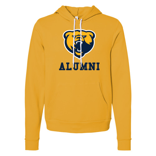  Bella + Canvas Gold Fleece Hood - Franklin College Alumni