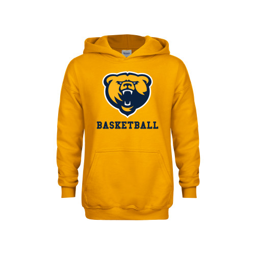  Youth Gold Fleece Hoodie - Franklin College Basketball