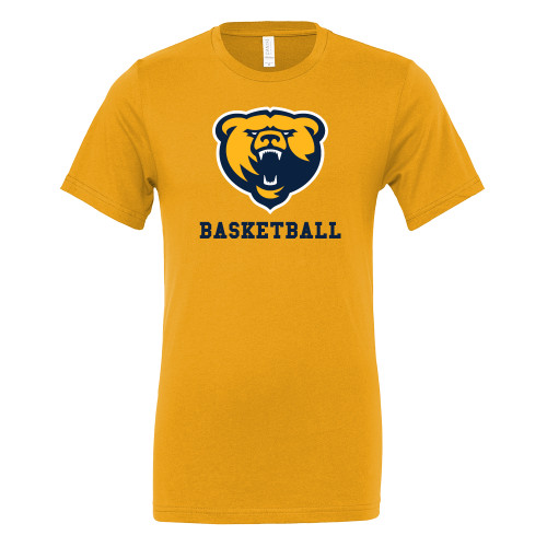  Bella + Canvas Gold Jersey Cotton T Shirt - Franklin College Basketball