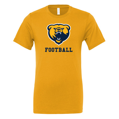  Bella + Canvas Gold Jersey Cotton T Shirt - Franklin College Football