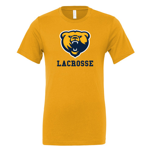  Bella + Canvas Gold Jersey Cotton T Shirt - Franklin College Lacrosse