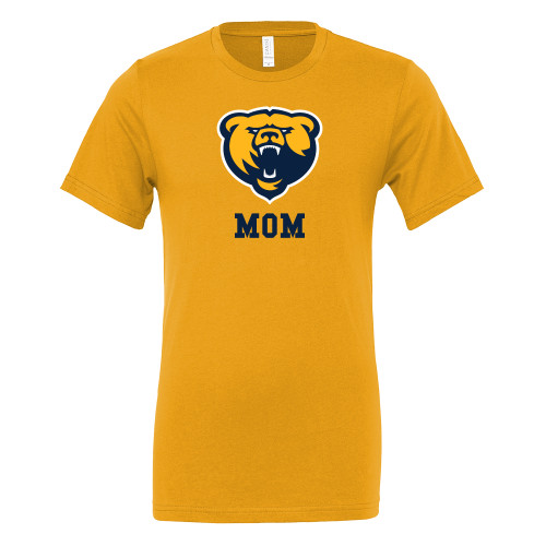  Bella + Canvas Gold Jersey Cotton T Shirt - Franklin College Mom