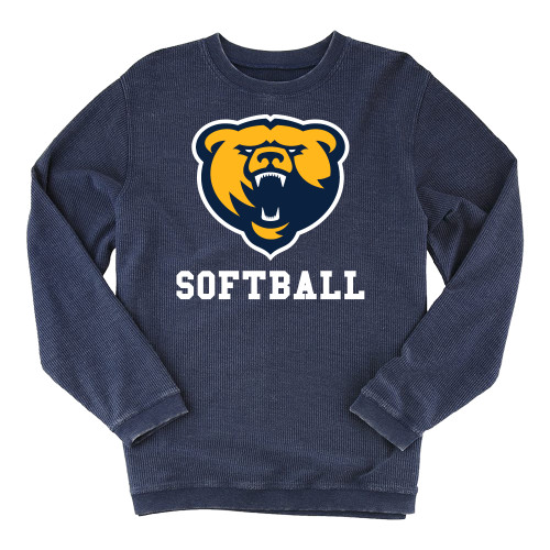  Boxercraft Womens Navy Corded Crew - Franklin College Softball