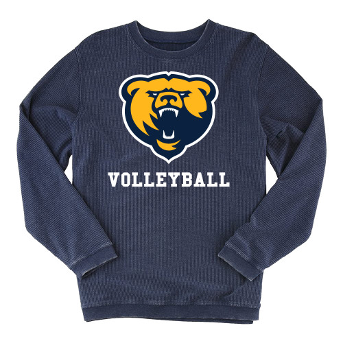  Boxercraft Womens Navy Corded Crew - Franklin College Volleyball