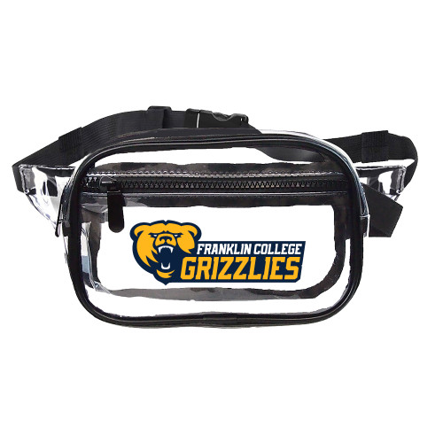  Clear Fanny Pack - Franklin College Primary Wordmark