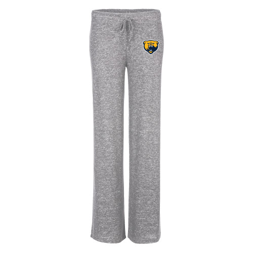  Boxercraft Womens Oxford Grey Heather Cuddle Wide Leg Pant - Franklin College Primary Mark