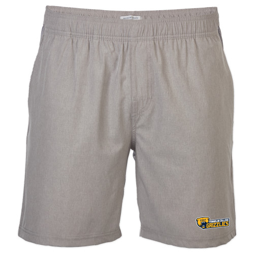  Boxercraft Light Grey Riptide Hybrid Short - Franklin College Primary Wordmark