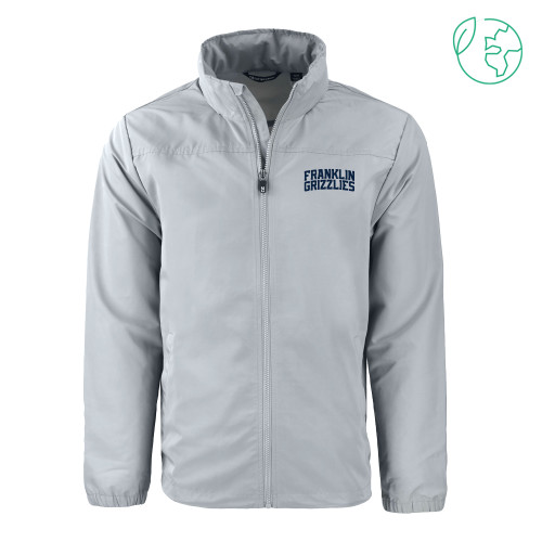  C&B Grey Charter Eco Recycled Full Zip Jacket - Franklin College FC