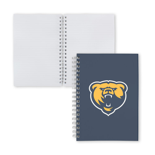  Clear 7 x 10 Spiral Journal Notebook - Franklin College Primary Mark