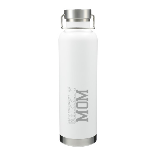  Thor Copper Vacuum Insulated White Bottle 32oz - Franklin College Mom Engraved