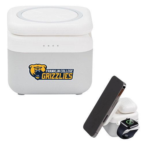  3 in 1 Mag Max Modularized Wireless Charger - Franklin College Primary Wordmark