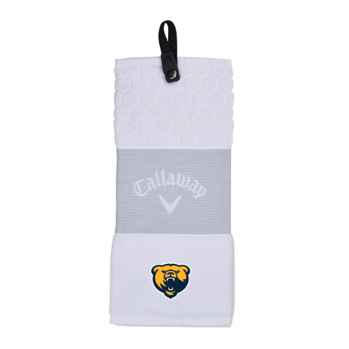  Callaway White Trifold Towel - Franklin College Primary Mark