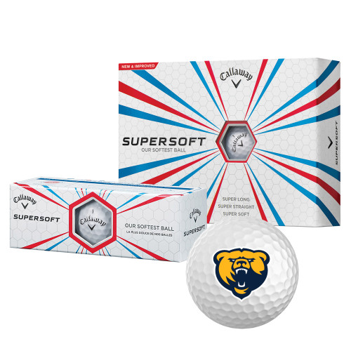  Callaway Supersoft Golf Balls 12/pkg - Franklin College Primary Mark