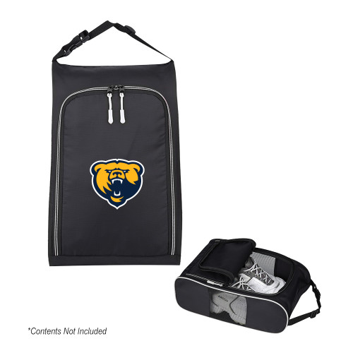  Crosstown Side Mesh Black Shoe Bag - Franklin College Primary Mark