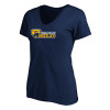 Thumbnail image for  Womens Plus Navy V Neck T Shirt