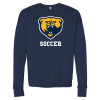 Thumbnail image for  Bella + Canvas Navy Fleece Crew