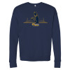 Thumbnail image for  Bella + Canvas Navy Fleece Crew