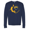 Thumbnail image for  Bella + Canvas Navy Fleece Crew