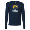 Thumbnail image for  Bella + Canvas Navy Jersey Cotton Long Sleeve T Shirt