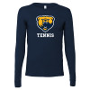 Thumbnail image for  Bella + Canvas Navy Jersey Cotton Long Sleeve T Shirt