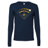 Thumbnail image for  Bella + Canvas Navy Jersey Cotton Long Sleeve T Shirt