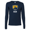 Thumbnail image for  Bella + Canvas Navy Jersey Cotton Long Sleeve T Shirt