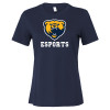 Thumbnail image for  Bella + Canvas Womens Navy Relaxed Cotton T Shirt