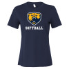 Thumbnail image for  Bella + Canvas Womens Navy Relaxed Cotton T Shirt