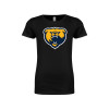 Thumbnail image for  Next Level Girls Black Fashion Fit T Shirt