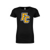 Thumbnail image for  Next Level Girls Black Fashion Fit T Shirt