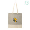 Thumbnail image for  Split Recycled Grey Cotton Twill Convention Tote