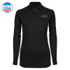 Thumbnail image for  Syntrel Womens Black Interlock 1/4 Zip
